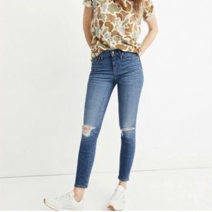 Madewell Blue Skinny Jeans